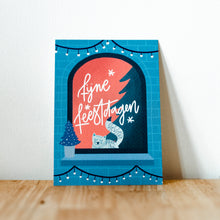 Afbeelding in Gallery-weergave laden, POSTKAART Fijne Feestdagen