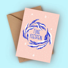Afbeelding in Gallery-weergave laden, POSTKAART Fijne Feesten