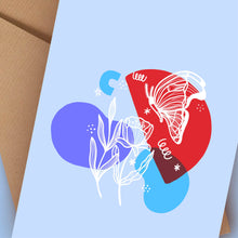 Afbeelding in Gallery-weergave laden, POSTKAART Vlinder